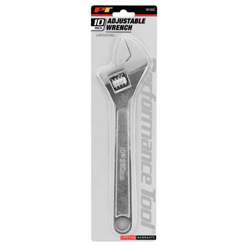 Performance Tool 10 Adjustable Wrench