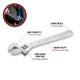 Performance Tool 10 Adjustable Wrench