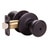 Design House  Tulip Privacy Door Knob, Matte Black