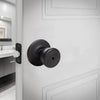 Design House  Tulip Privacy Door Knob, Matte Black