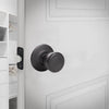 Design House Tulip Passage Door Knob, Matte Black