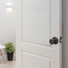 Design House Tulip Passage Door Knob, Matte Black