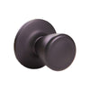 Design House Tulip Dummy Door Knob, Matte Black