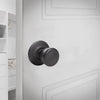 Design House Tulip Dummy Door Knob, Matte Black