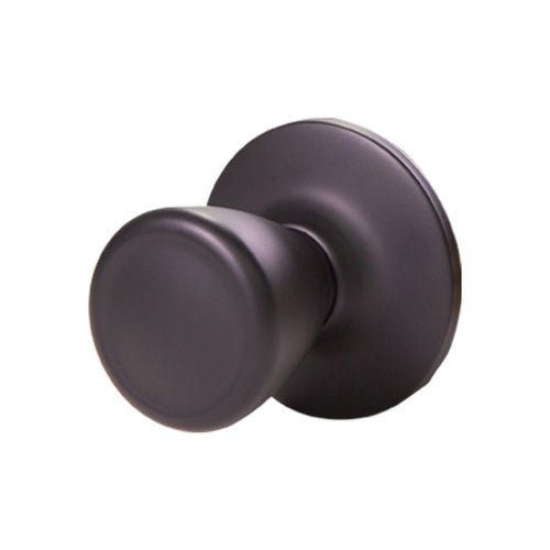 Design House Tulip Dummy Door Knob, Matte Black