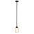 Design House Oslo 1-Light Mini Pendant, Matte Black