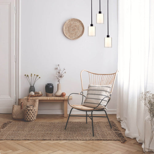 Design House Oslo 1-Light Mini Pendant, Matte Black