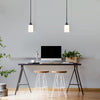 Design House Oslo 1-Light Mini Pendant, Matte Black