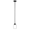 Design House Oslo 1-Light Mini Pendant, Matte Black