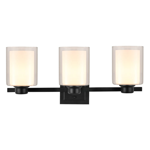 Design House  Oslo 3-Light Vanity Light, Matte Black