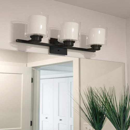 Design House  Oslo 3-Light Vanity Light, Matte Black