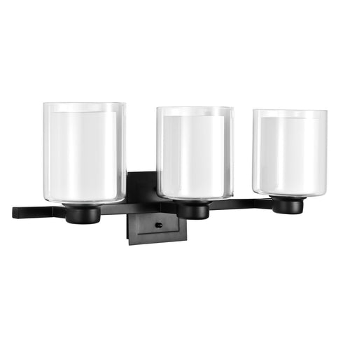 Design House  Oslo 3-Light Vanity Light, Matte Black