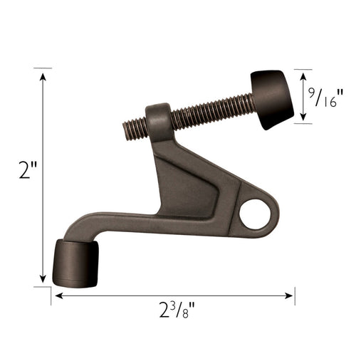 Design House Hinge Pin Doorstop Oil Rubbed Bronze 5-Pack