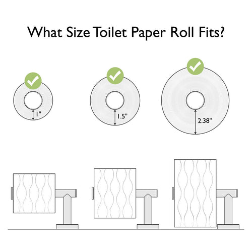 Design House  Eastport Toilet Paper Holder, Matte Black
