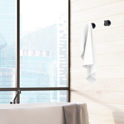 Design House  Eastport Bathroom Robe Hook, Matte Black