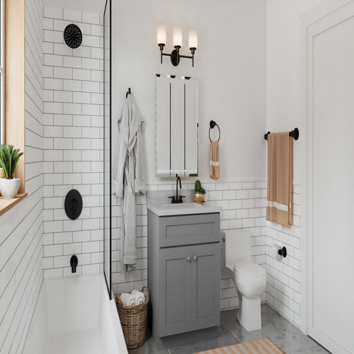 Design House  Eastport Bathroom Robe Hook, Matte Black