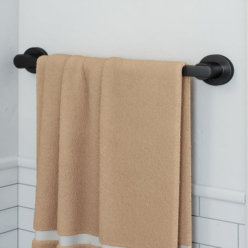 Design House  Eastport Towel Bar, 24, Matte Black