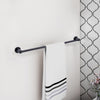 Design House  Eastport Towel Bar, 24, Matte Black