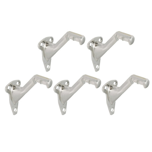 Design House Standard Handrail Bracket Satin Nickel 5-Pack