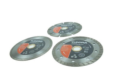 Tundra 3 Piece Diamond Blade Set