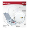 Satco 6 12W CCT Selectable Led Direct Wire Downlight
