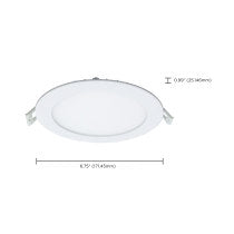 Satco 6 12W CCT Selectable Led Direct Wire Downlight