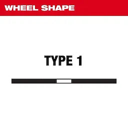 Milwaukee 14 x 1/8 x 1 Masonry Cut Off Wheel -Type 1