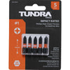 Tundra Tools Impact Screwdriving Philips Bits 1″ 5 PAK