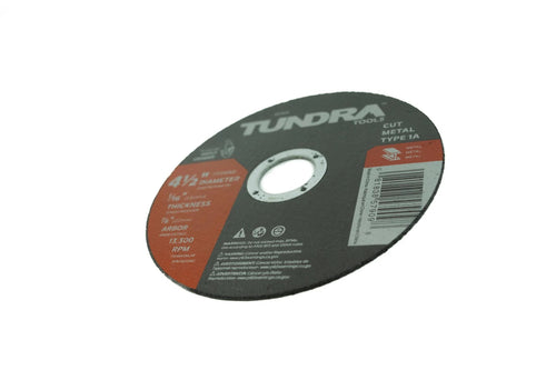 Tundra Tools 57909 Type 1A (Thin Metal Cutting) Abrasive Wheel 2 PAK