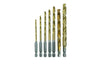 Tundra Tools 7 Piece Titanium Hex Drill Set