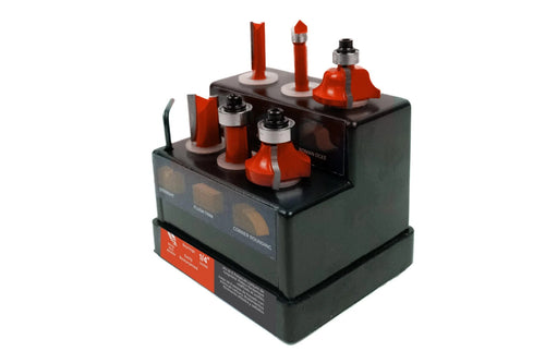 Tundra Tools 6 Piece Router Bit Set