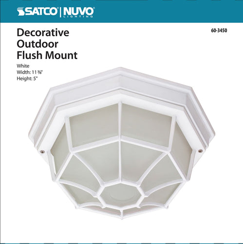 Satco 60-3450 1 LT 12 Spider Cage Ceiling