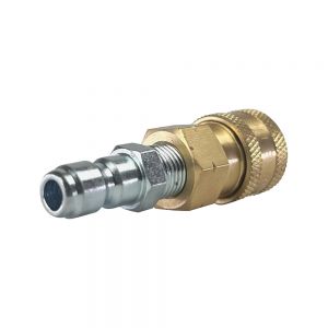 BluBird Blu Shield 1/4 Quick Disconnect Plug x 1/4 Male Pipe Thread Pressure Washer Adapter