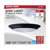 Satco 62-1804 7 LED Disk Light Black Finish
