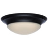 Satco 62-687 LED 12 18W Twist & Lock Fixture Matte Black Finish