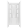 Delta 36x36 Classic 500 Shower Wall in High Gloss White
