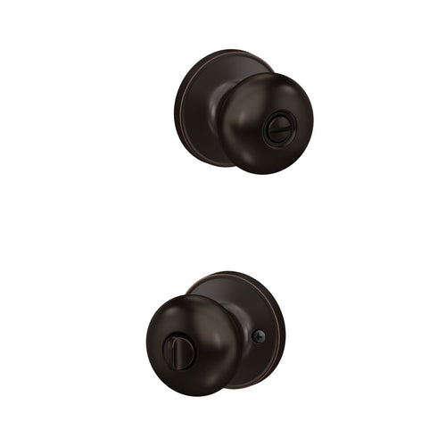 Schlage J Series Stratus Knob Bed & Bath Lock