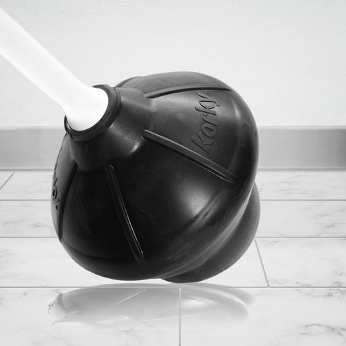 Korky Toilet Plunger & Drip Tray
