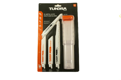 Tundra 10 Piece Alloy Recip Blade Set For Pruning