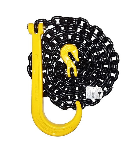 Ancra International Grade 80 3/8″ x 10′ Chain Assembly w/Grade 80 J-Hook