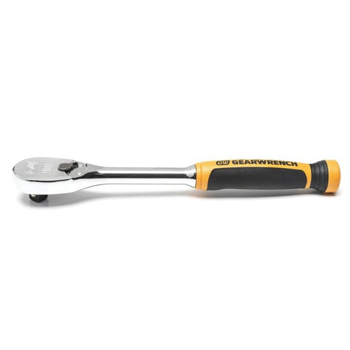 GearWrench 1/2 Drive 90-Tooth Dual Material Teardrop Ratchet 11