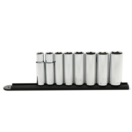 GearWrench 8 Piece 1/2 Drive 6 Point Deep SAE Socket Set