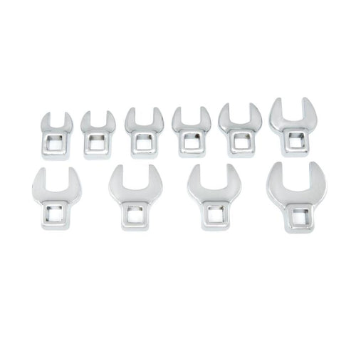 GearWrench 10 Piece 3/8 Drive Crowfoot Metric Wrench Set