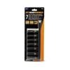 GearWrench 7 Piece 1/2 Drive Hex Bit Impact SAE Socket Set