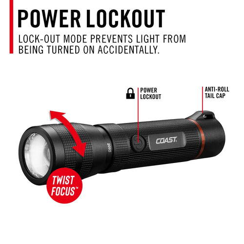 COAST G60R rechargeable flashlight