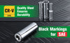 SK Tools 1/4 Drive, 11 Piece, 6 Point, Deep, SAE Chrome Socket Set