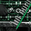 SK Tools 1/4 Drive, 12 Piece, 6 Point, Deep, Metric Chrome Socket Set