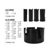 Spyder 14-Piece Tungsten Carbide Tipped (TCT) Hole Saw Kit Rapid Core Eject®