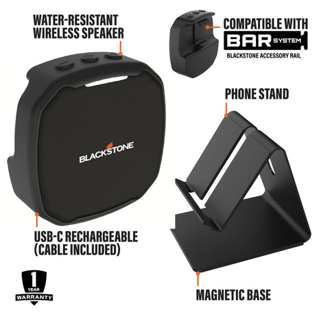 Blackstone BAR System Wireless Speaker and Phone Holder