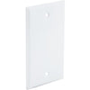 Bell Single Gang Rectangular Die-Cast Metal White Blank Outdoor Box Cover, Carded